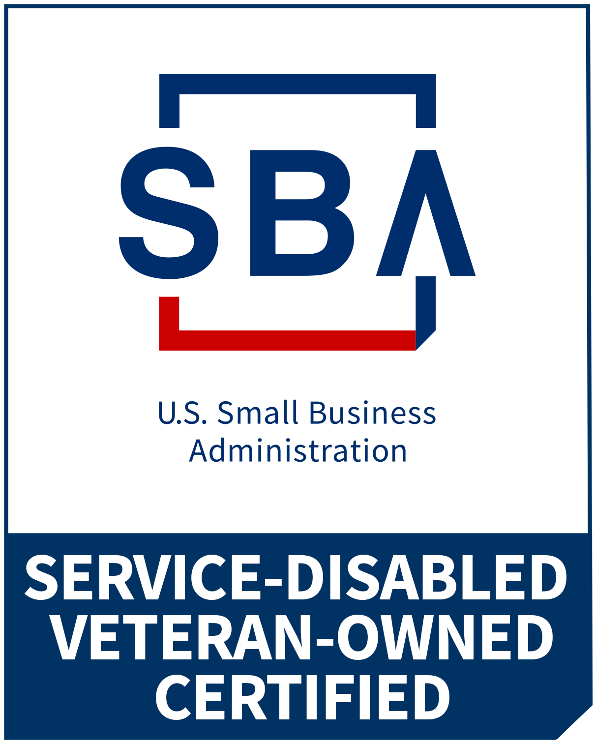 Service-Disabled Veteran-Owned Small Business Certified by SBA